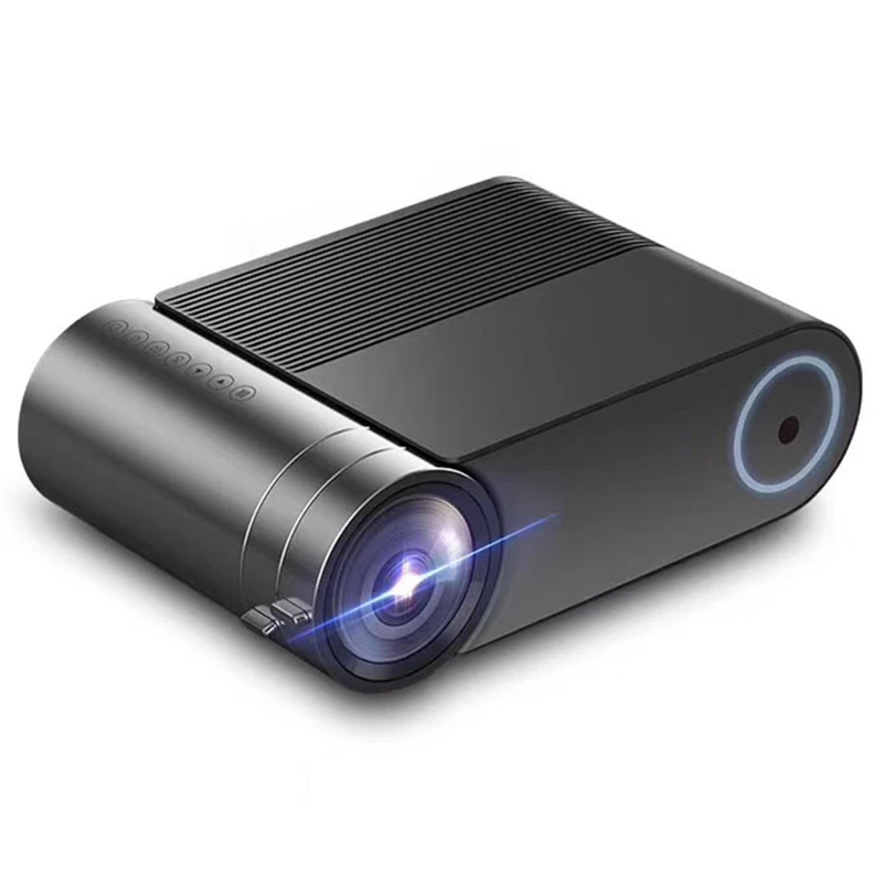 Yg550 мини-проектор для домашнего кинотеатра, светодиодный проектор, 2400 люменов, 1280X720 Hd, видеопроектор HDMI Usb 1080P Wi-Fi с европейской вилкой