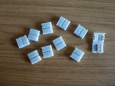 20 шт./лот 10 мм 4 контакта шрифт 5050 RGB Светодиодная лента соединитель|rgb led strip connector|led