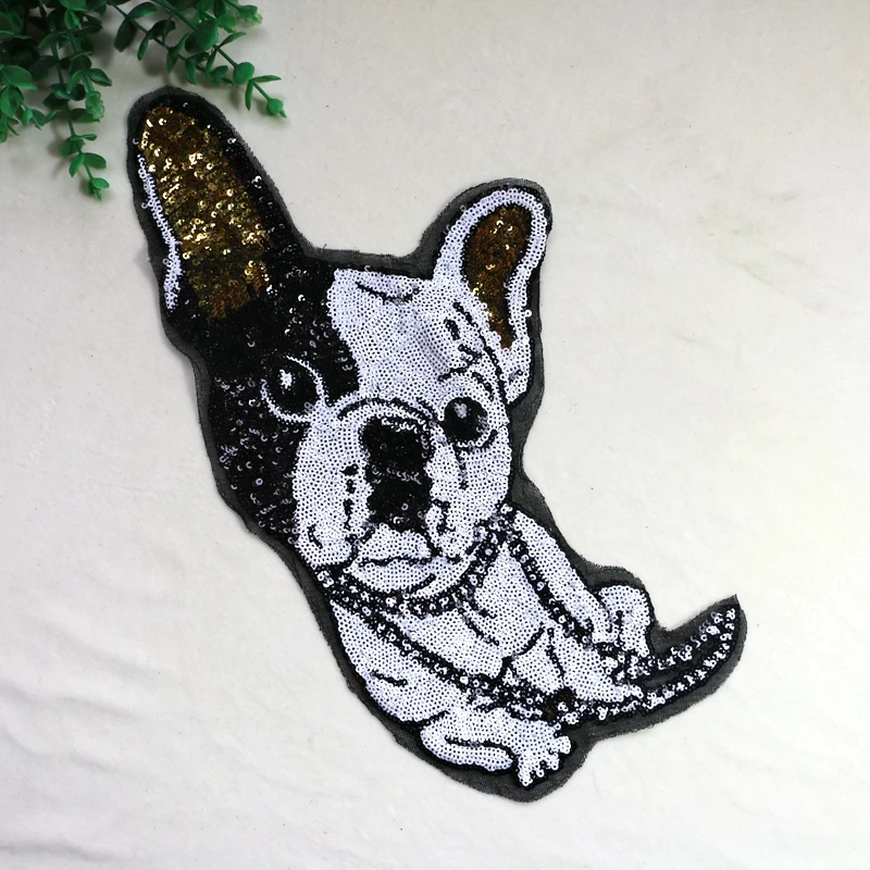 1 шт., нашивка AHYONNIEX с блестками для одежды в виде животных, размер 30 см x 18 см