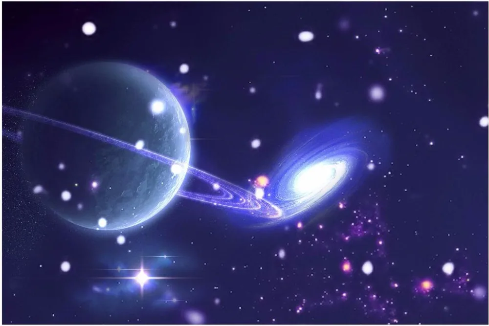 3d потолочные обои на заказ фотообои Млечный путь галактика декор комнаты