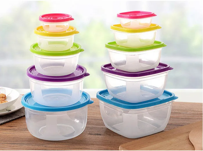 5 шт. Кухонный Контейнер для микроволновой печи|Коробки обеда| |