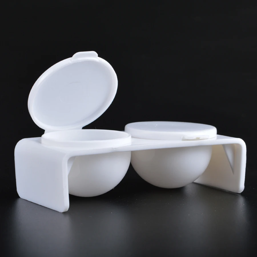 2 пространства с крышкой новая акриловая чашка для удаления ногтей инструмент