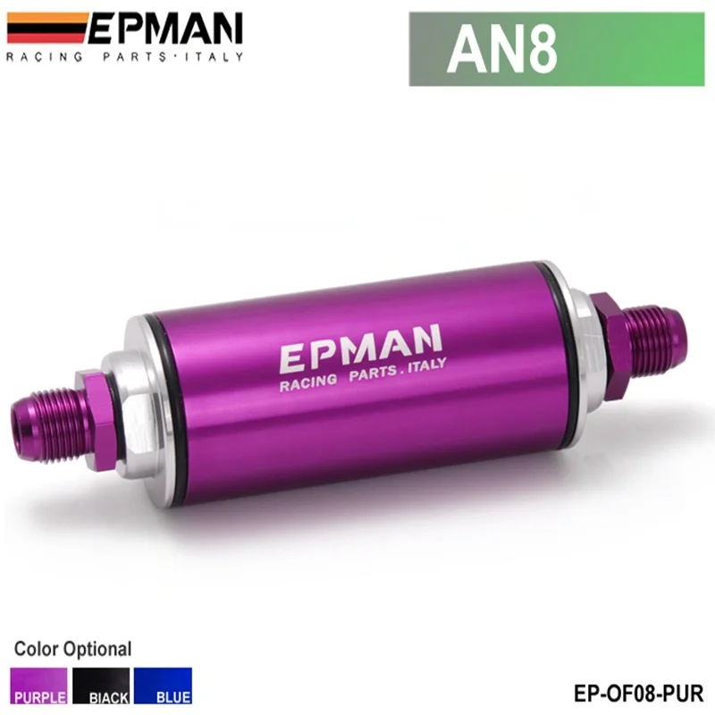 Jdm Sport High Flow Racing(8,6 мм/AN6/AN8/AN10) топливный фильтр для Honda EP-OF86 - Цвет: AN8 PURPLE