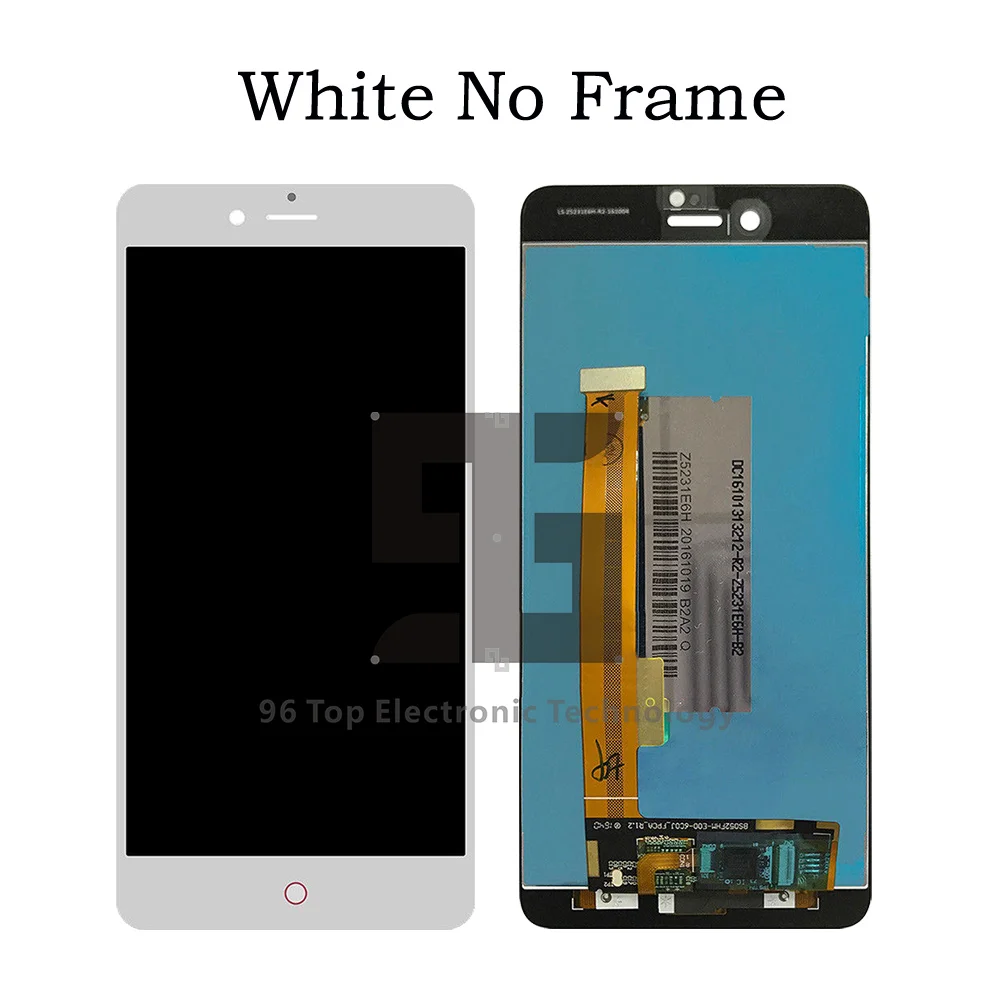 AA + качественный lcd 5 2 ''черный/белый для zte Nubia Z11 Mini S NX549J ЖК дисплей кодирующий