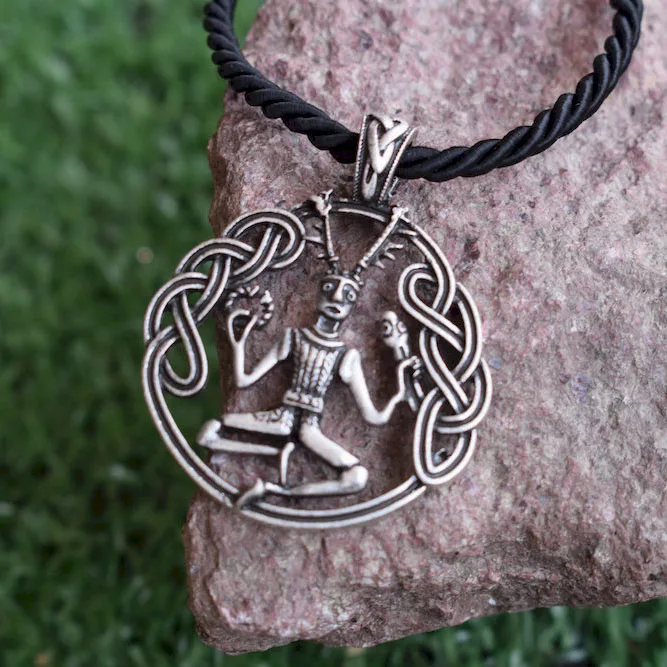 SanLan 1 шт. Cernunnos Кулон КЕЛЬТСКИЙ лес Бог Медь Ювелирные изделия ручной работы