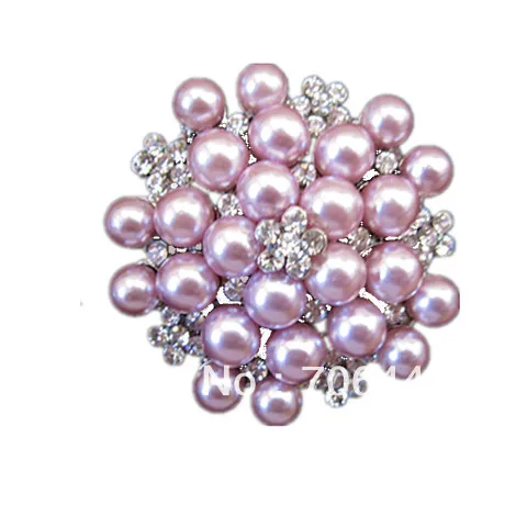2 &quotродия с серебряным покрытием сиреневый жемчуг кластера и украшенные