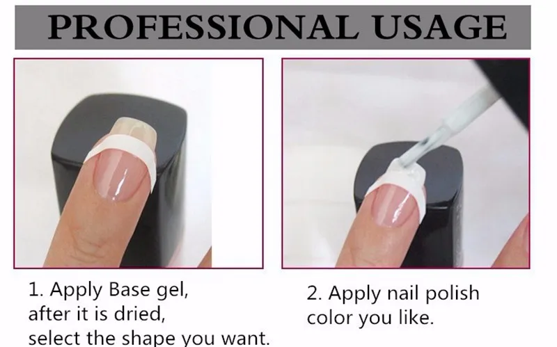 ROSALIND направляющие для ногтей Smile Tip для педикюра DIY наклейки для нейл-арта украшения для нейл-арта маникюрные аксессуары для педикюра