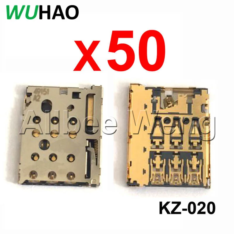 5-50 шт. лоток для Sim-карты гнездо Разъем Ремонт Часть Nokia Lumia 830 950 950XL 550 650 | Мобильные