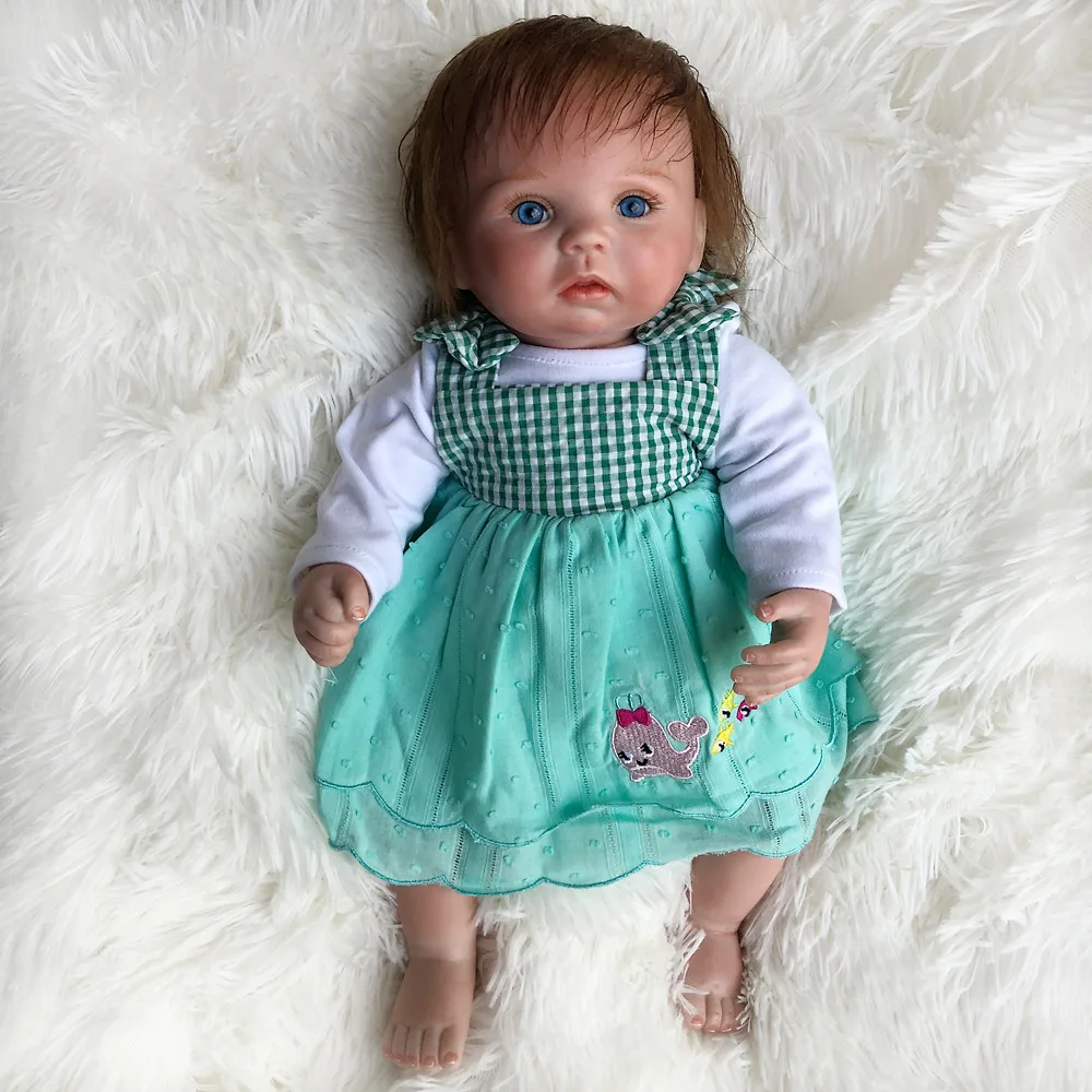 Новинка 15 дюймов Bebe reborn baby doll boneca reborn silicone completa realista Juguetes brinquedos рождественские детские игрушки для детей