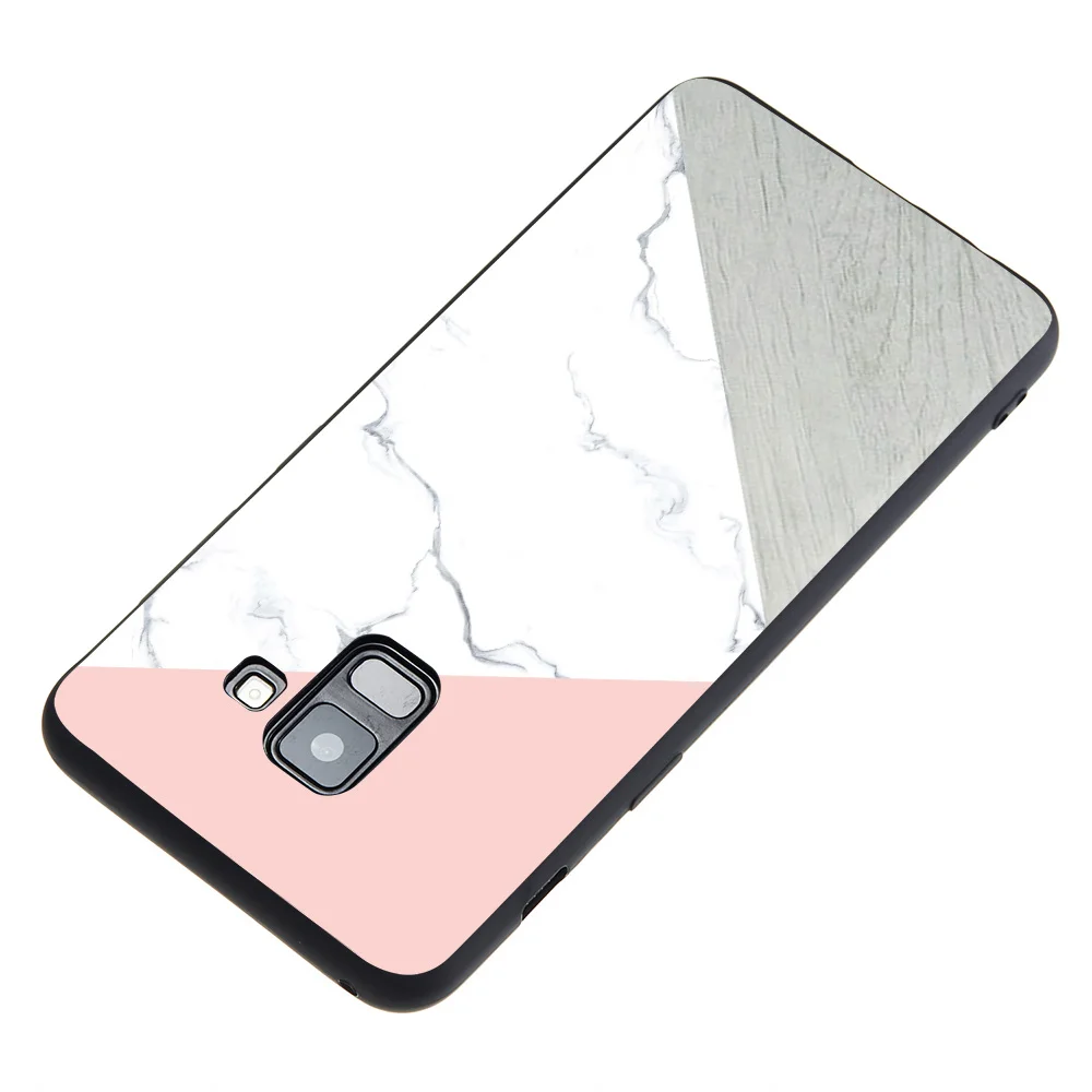 Цветы Мрамор чехол для телефона samsung S8 S9 плюс S6 S7 Edge Note 9 8 задняя панель из мягкого