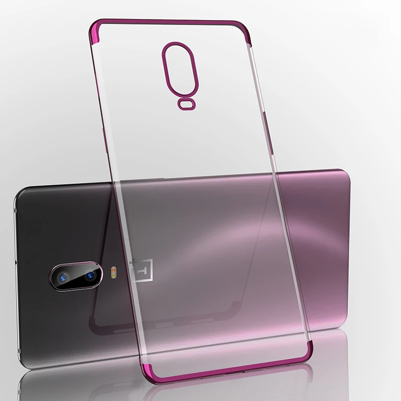 Чехол для Oneplus 7 Pro Роскошный прозрачный мягкий силиконовый чехол One Plus Oneplus7 6T 6