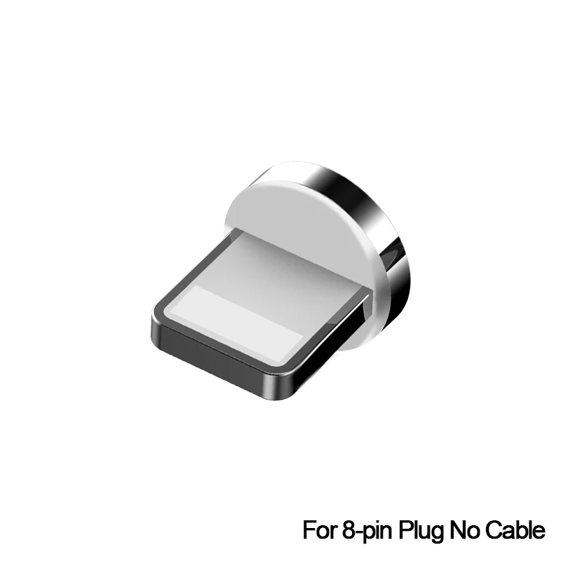 Only IOS Plug Магнитный Кабель зарядного устройства микро-usb type C 3A зарядный провод для iPhone x xr oneplus 6t samsung s9 Microusb шнур Кабели для мобильных телефонов - Цвет: Only IOS Plug