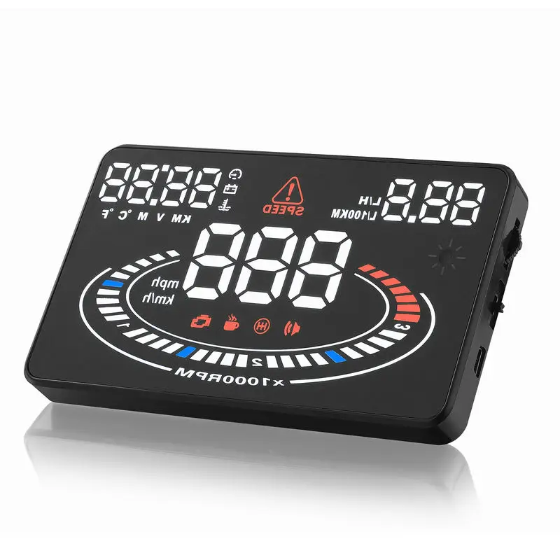 Skydot E300 5.5 &quotHUD автомобилей Head Up Дисплей OBD II Мониторы Авто Цифровой Спидометров