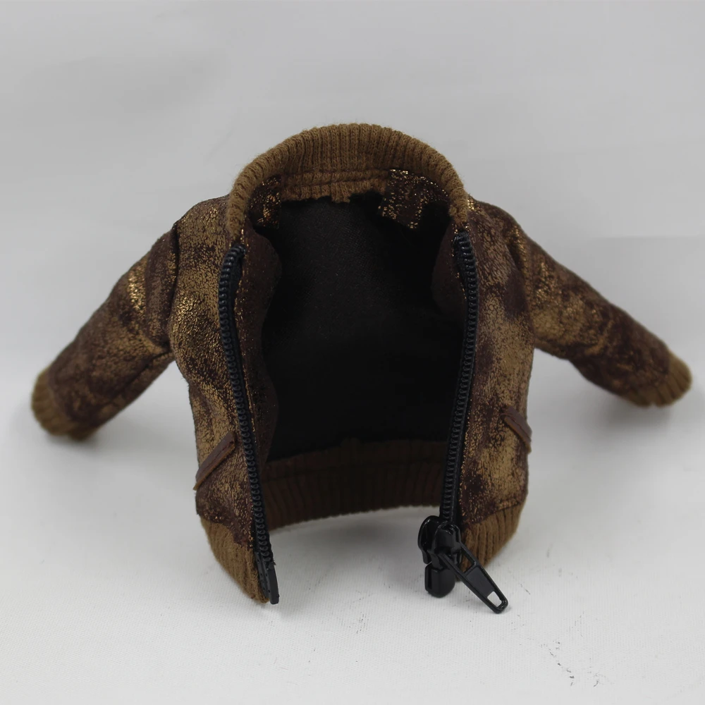 Одежда для куклы Blyth блестящее Коричневое Пальто костюм шарнирных кукол dbs 1/6|blythe