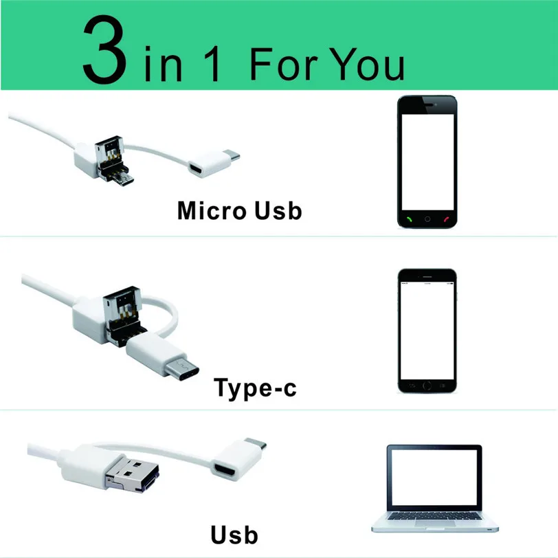 Эндоскоп 3 в 1 для чистки ушей гибкая трубка визуальный ушной пинцет USB-кабель