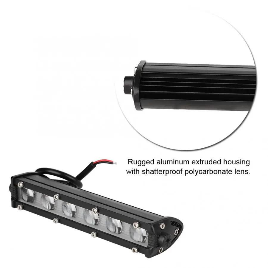 DC 9-30V 60W 6000K 8-дюймовый автомобильный светодиодный выпуклая линза световая балка фары дальнего света для авто чёрный для автомобильного стайлинга светодиодный свет бар