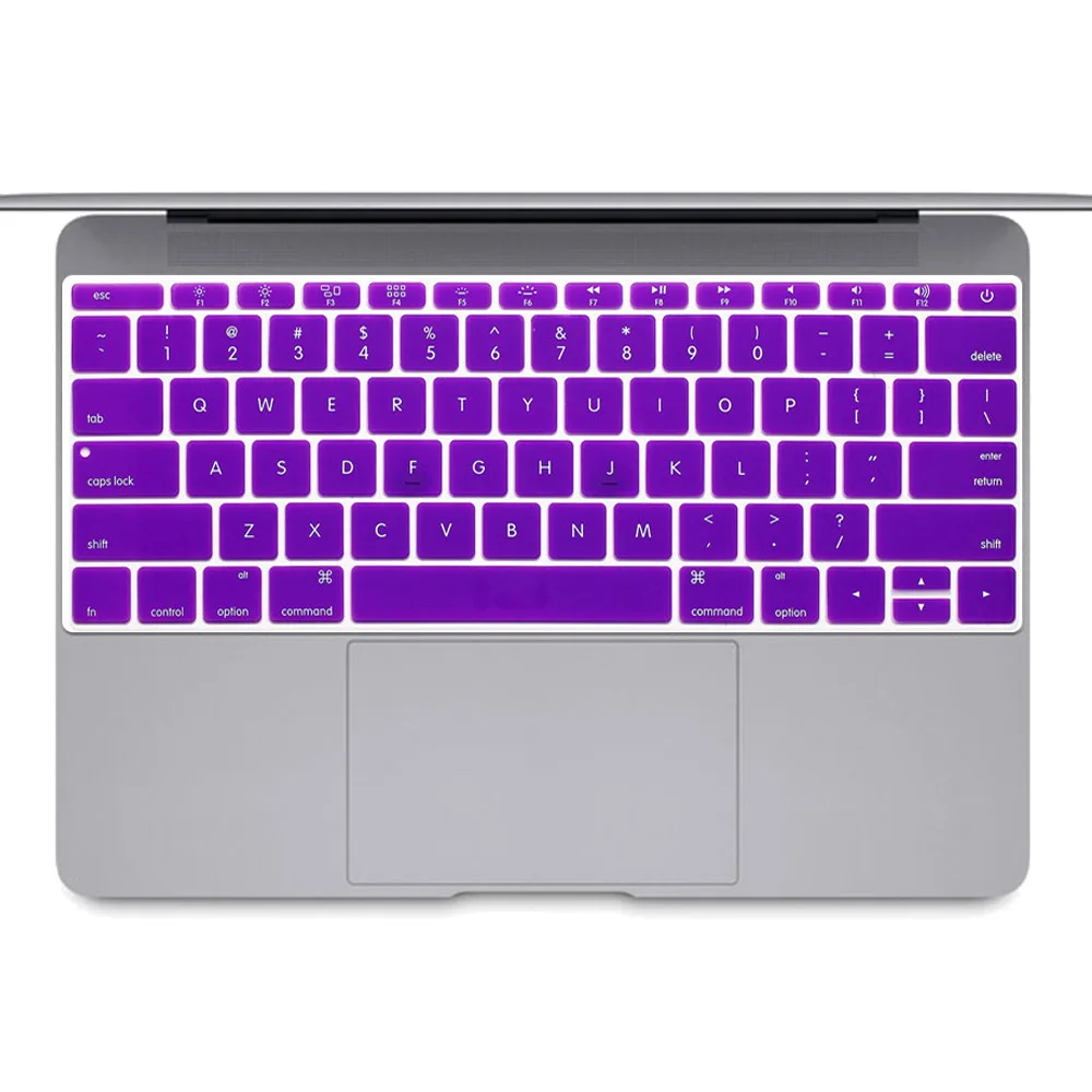 Английская версия для США чехол клавиатуры силиконовая кожа нового Macbook 12 дюймов