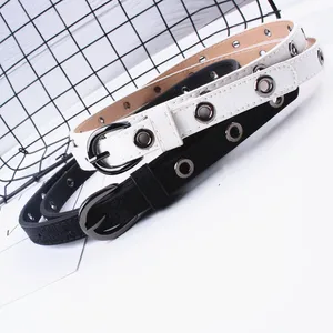 Модные кожаные ремни для женщин, поясные ремни, женские ремни в стиле панк, простые корейские ремни для девушек, дизайнерские ремни высокого качества