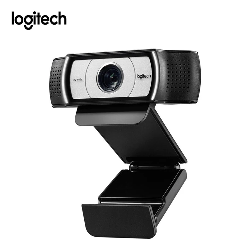 Веб-камера logitech C930e 1080p с крышкой, затвором для конфиденциальности, веб-камера с углом обзора 90 градусов для линзы для работы за компьютером, USB видеокамера