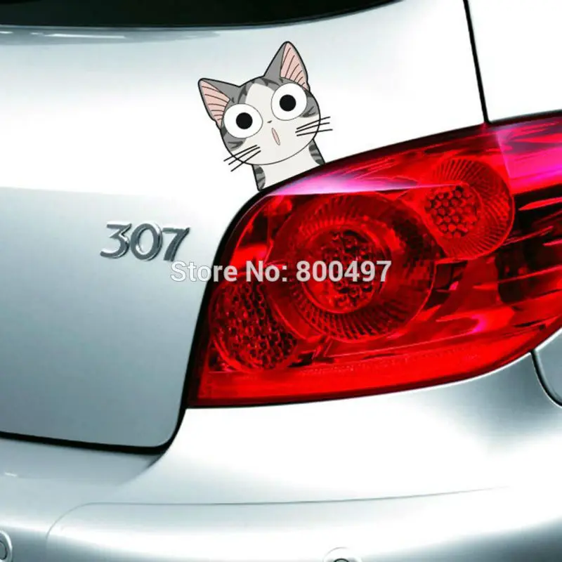 Новейшие милые домашние автомобильные наклейки с милым котом Чи для Toyota Honda Chevrolet