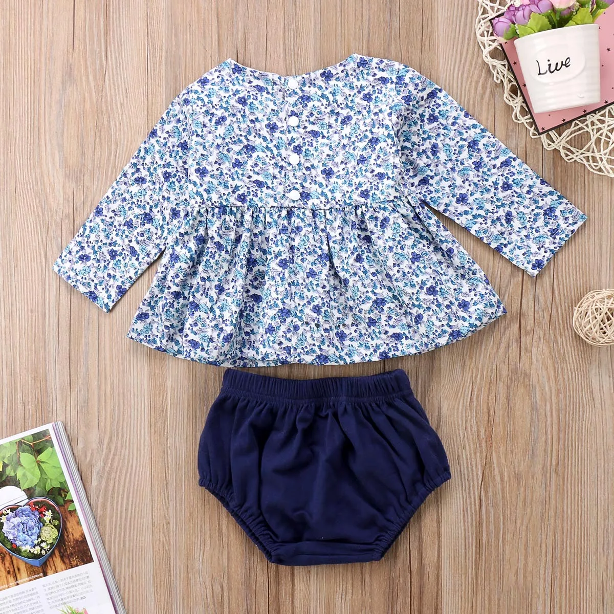 2017 платье с длинными рукавами и цветочным рисунком для новорожденных девочек
