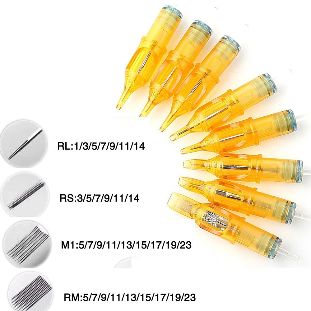 Одноразовые полуперманентные картриджи для татуажа 10 шт. иглы бровей ручка 5M1