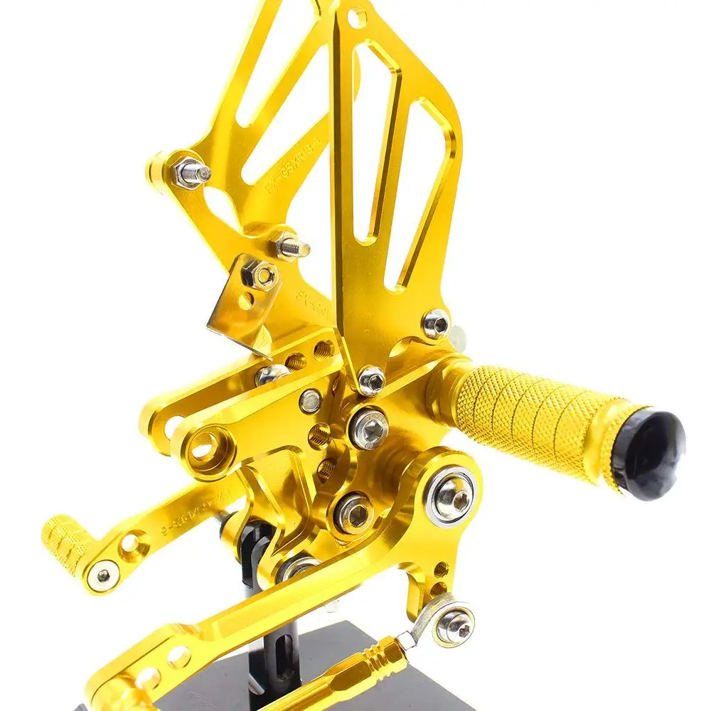 Для Suzuki GSX-R750 1997-2005 мотоцикл задний Набор аксессуаров CNC регулируемый подножки