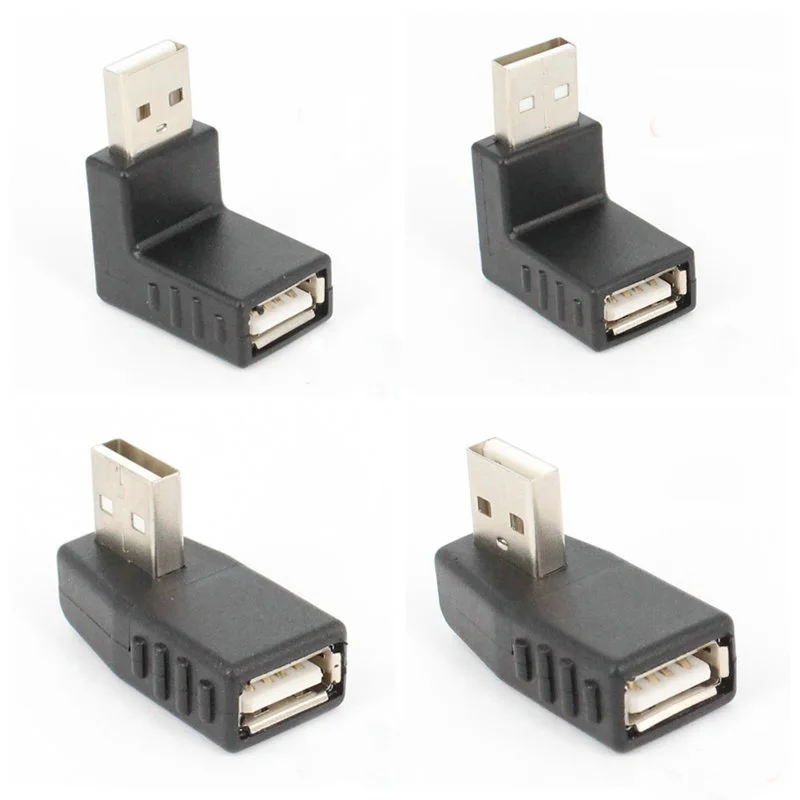 90 degree Right angle USB2.0 AM TO AF connector | Компьютеры и офис