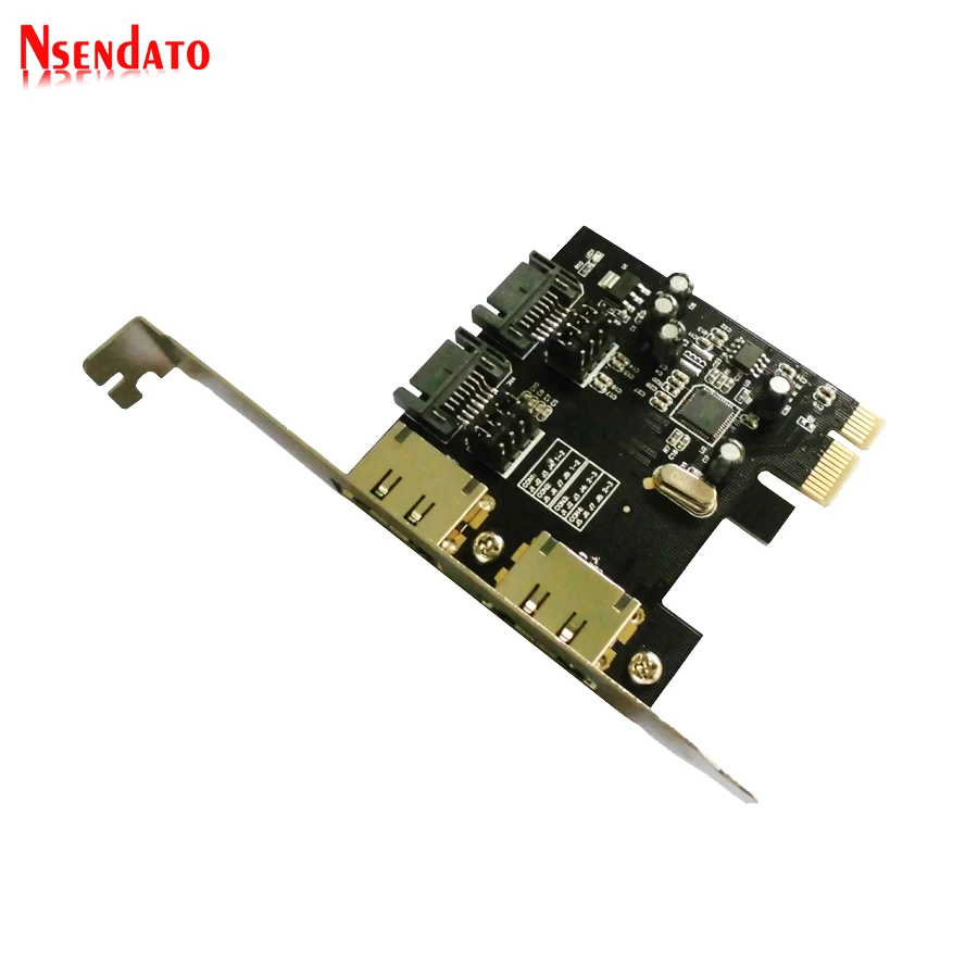 Плата расширения PCI E на SATA3 SATA3.0 6 ГБ/сек. три поколения PCIE eSATA SATA III экспресс адаптер