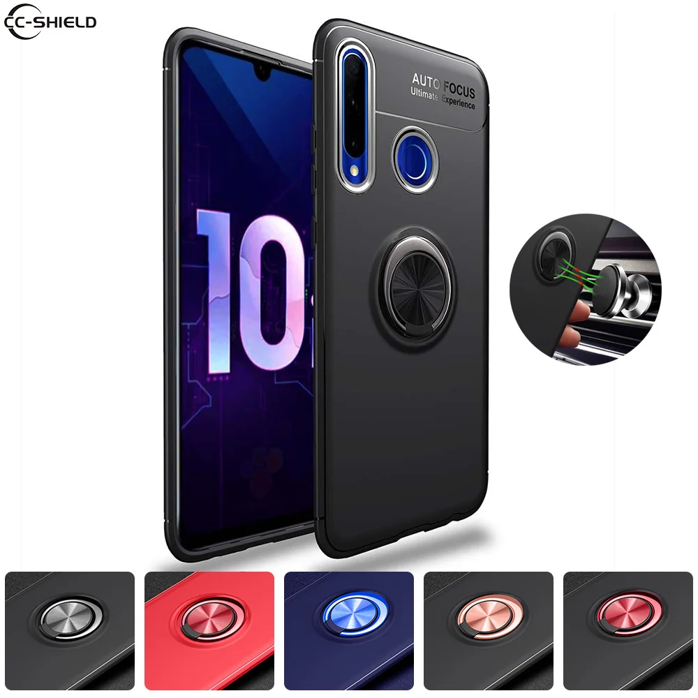 Мягкий силиконовый чехол для Huawei Honor 10i HRY-LX1T HRY LX1T телефона из ТПУ с кольцом |