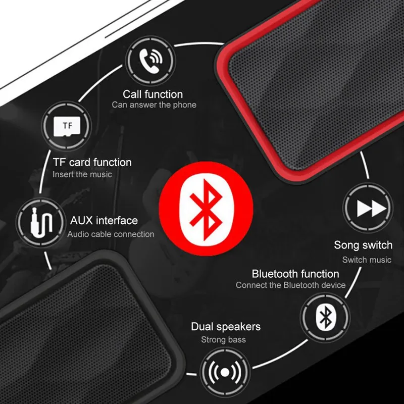 Vtin новая Bluetooth колонка двойные драйверы 5 Вт Портативная s Беспроводная Bass