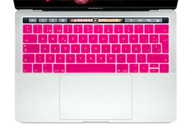 Защитная крышка клавиатуры с испанской и Европейской раскладкой для MacBook Pro 13 A1706