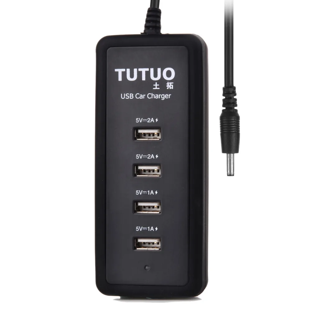 Автомобильное зарядное устройство TUTUO USB адаптер питания для iPhone 6 7/Motorola/Huawei/Xiaomi mi3