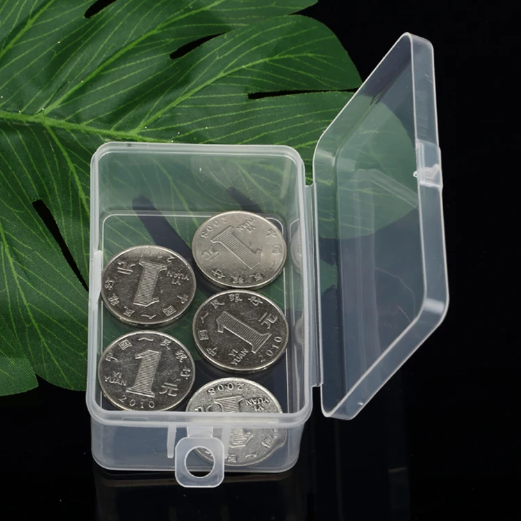 50 шт. прямоугольная прозрачная пластиковая коробка полипропиленовый материал