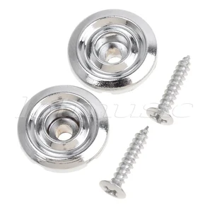 2Pcs Chrome String Tree Retainer for Fender Bass Guitar Replacement