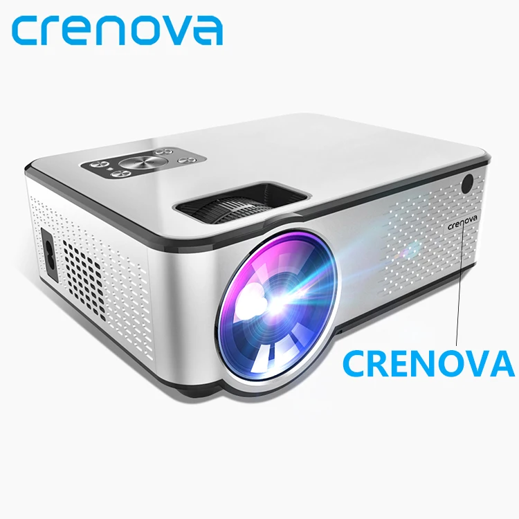 CRENOVA новейший Android проектор 1280*720P поддержка 4K видео через HDMI домашний кинотеатр видео проектор