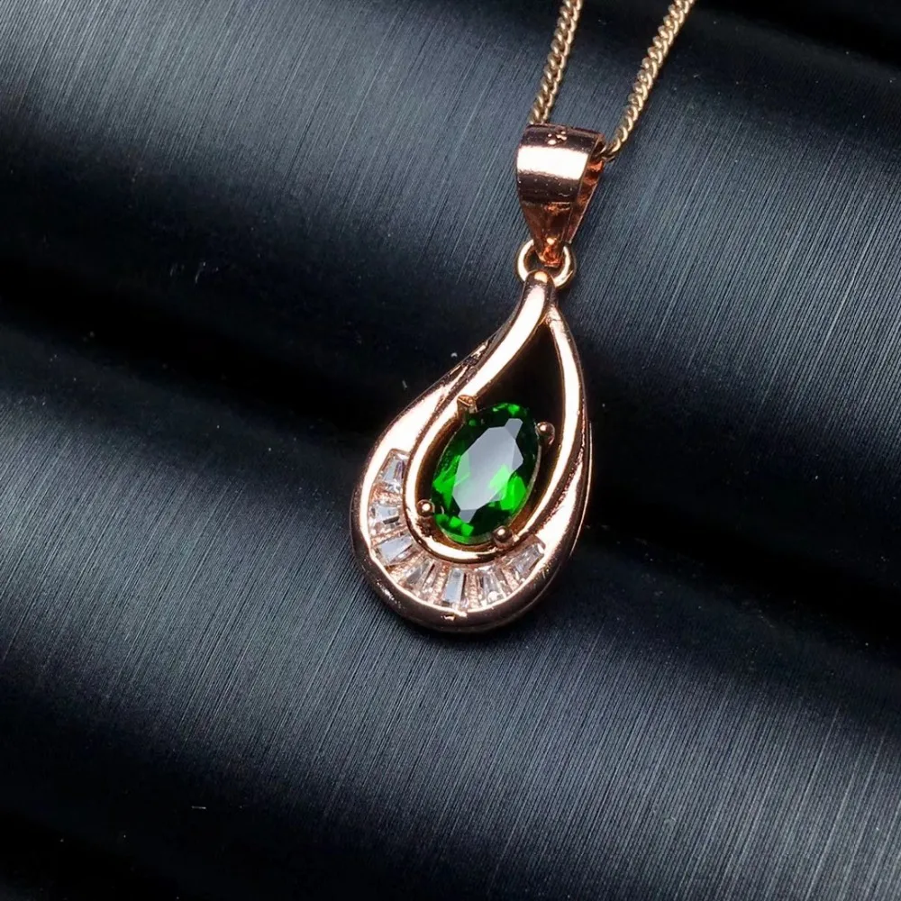 

KJJEAXCMY boutique jewels 925 A diamond pendant necklace inlaid with wine gourd ornaments in the flower language of lady 925 pur