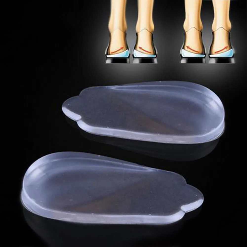 

1pair Silicon Gel heel Cushion Insoles Soles Relieve Foot Pain Protectors Spur Support Shoe Pad High Heel Inserts Massager Foot