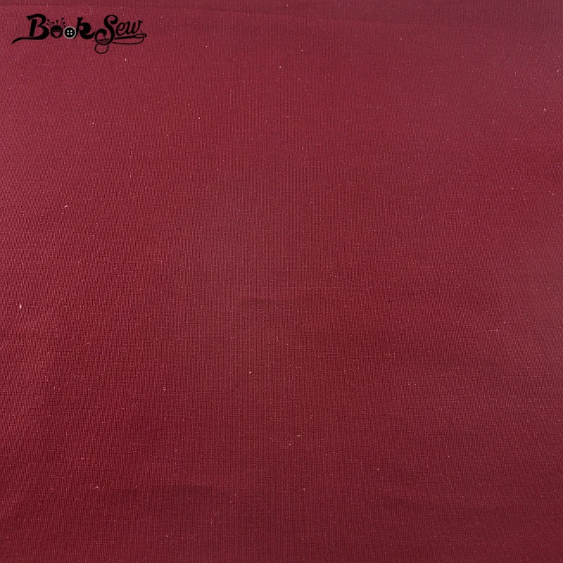 Booksew цвет красного вина Текстиль для дома из хлопка и льна Ткань скатерти Подушка