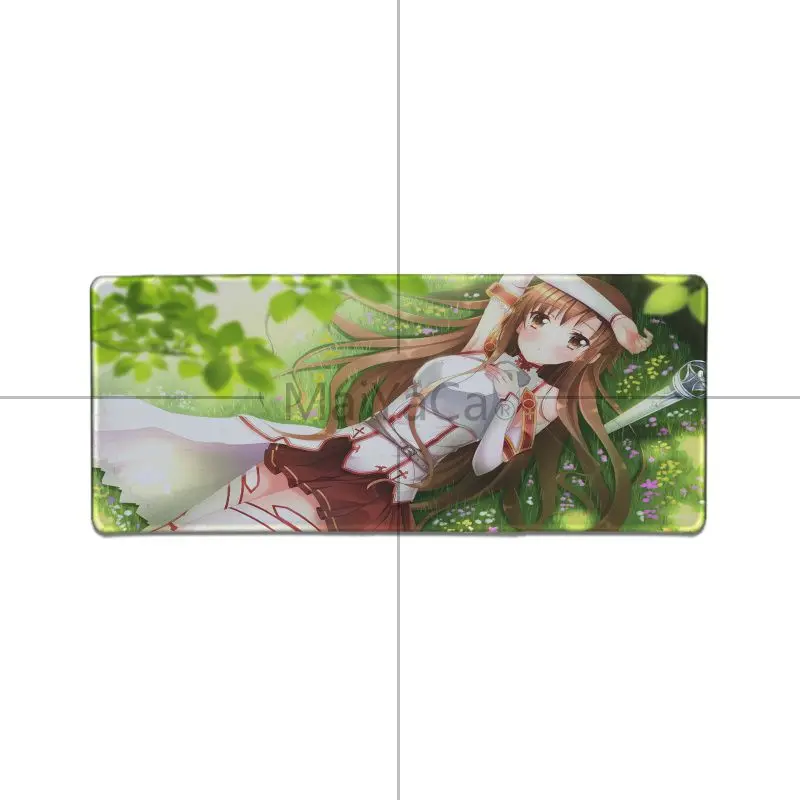 Lock Edge 30X90cm Maiyaca Sword Art онлайн SAO обои большой игровой коврик для мыши Коврик для мыши для ноутбука компьютерная клавиатура Коврик для настольной панели - Цвет: Lock Edge 30X90cm
