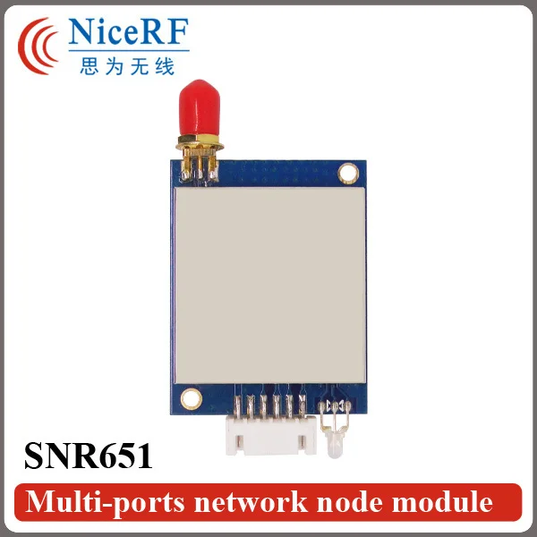 SNR651-433MHz TTL/RS232/RS485 интерфейс RF передатчик модуль | 40 каналов 3 км Диапазон 27dBm сетевой узел (не включает антенну)