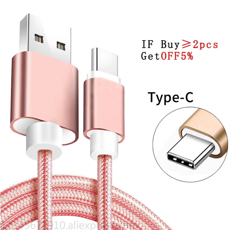Кабель usb type c для huawei xiaomi redmi note 7 USB C кабель быстрой зарядки мобильного телефона Type