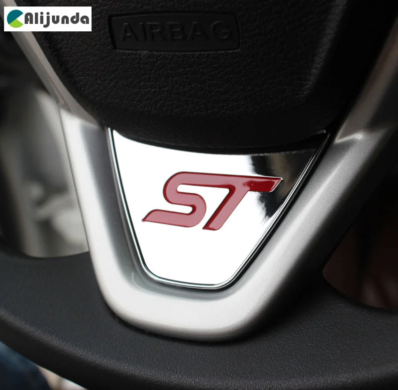 1 шт. наклейка на руль с блестками для детей 2009 2016|st logo|logo steering wheelauto accessories |