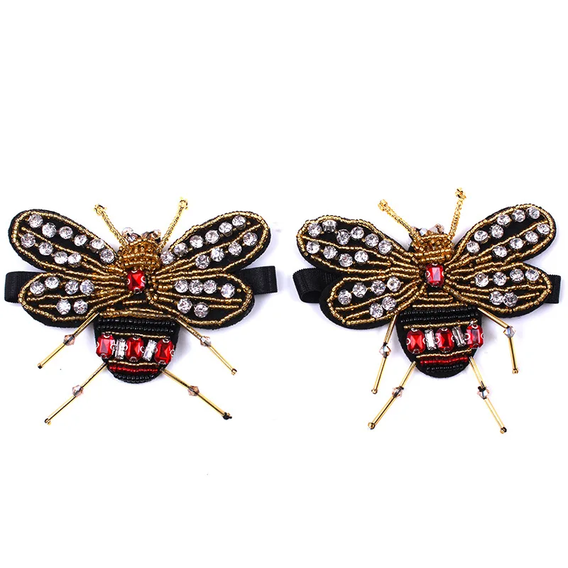 High Quality 1 Pair Rhinestone Bee Crystal for Heels Shoes Manual DIY Shoe Decorations Wedding Party Accessories | Обувь