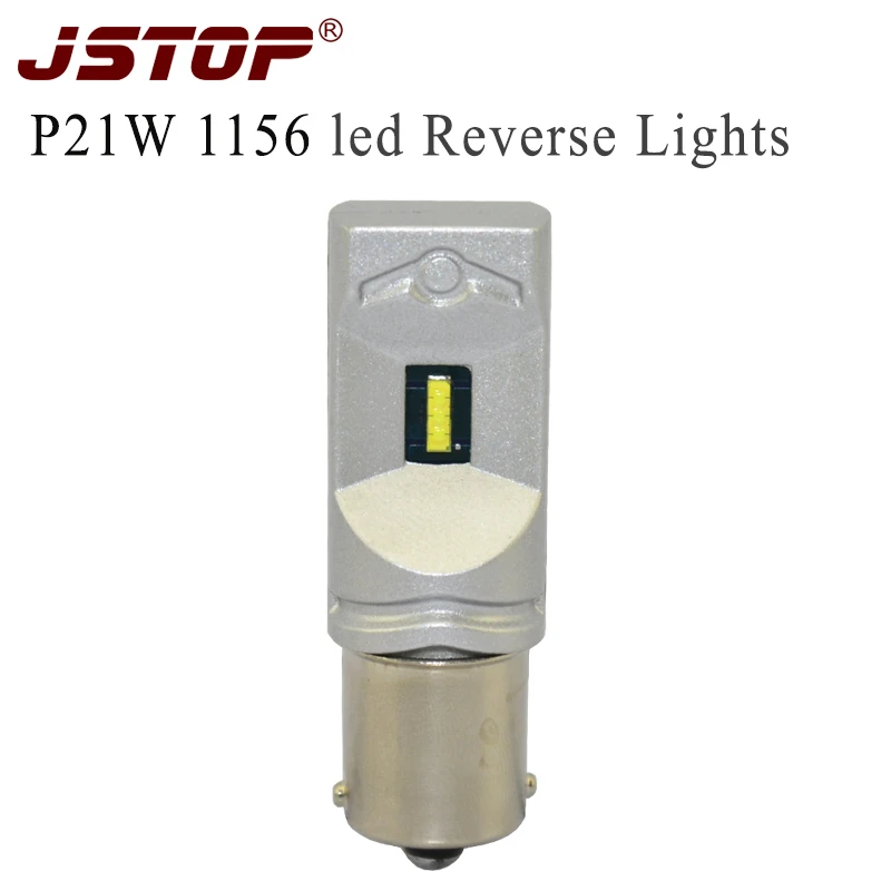 Автомобильные светодиодные фонари заднего хода JSTOP 7 5 Вт 6000 лм 1860SMD 1156 K белые P21W