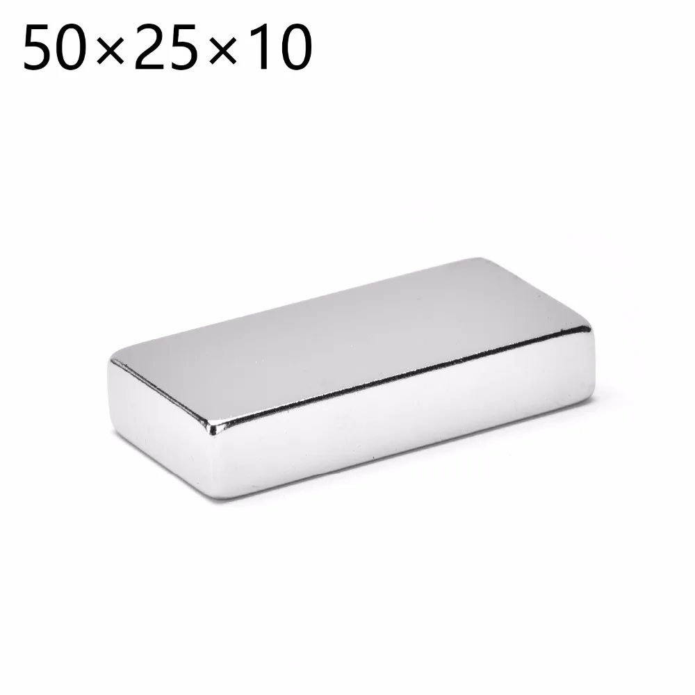 magnet Cuboid Block 50x25x10mm Super Strong N35 Rare Earth magnets Neodymium Magnet 50x25x10 50mm*25mm*10mm 50*25*10mm