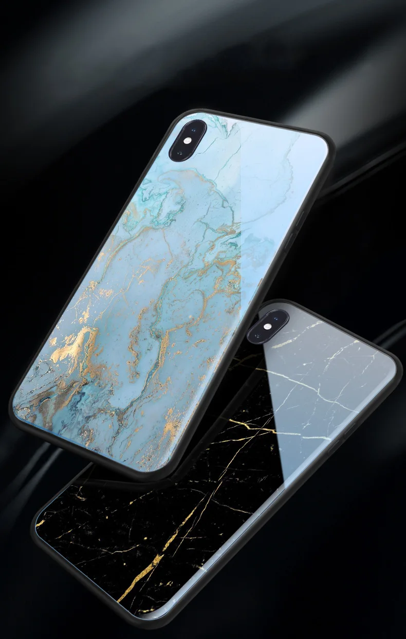 Мраморное стекло чехол для Xiaomi Mi 5 телефона 5S Plus 5X 6X A1 A2 Модный чехол из закаленного стекла задняя крышка чехол s для Xiaomi Mi Note 3