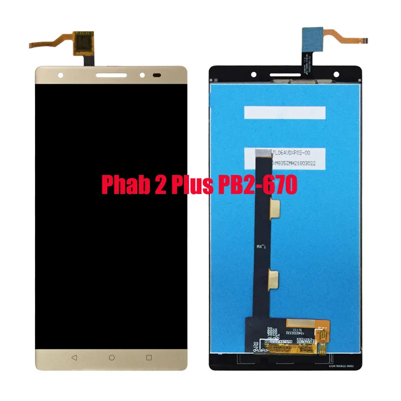 Для lenovo Phab2 Phab 2 Plus PB2 670M Полный ЖК дисплей и сенсорный экран стекло дигитайзер