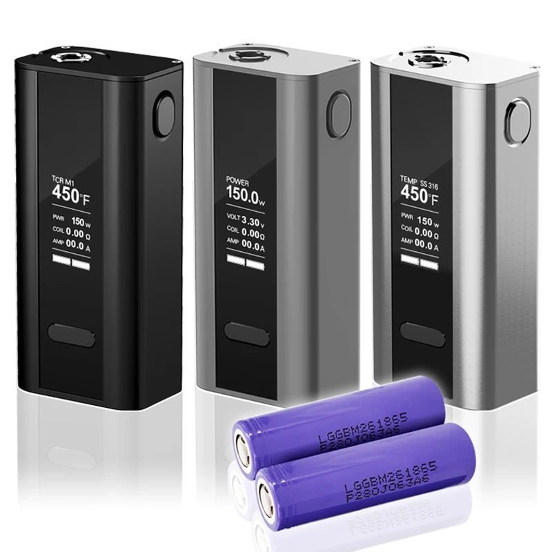 Joyetech Cuboid 150 Вт стартер 0 96 &quotOLED дисплей Двойная Батарея TCR Версия 3 Box Mod Series|joyetech cuboid