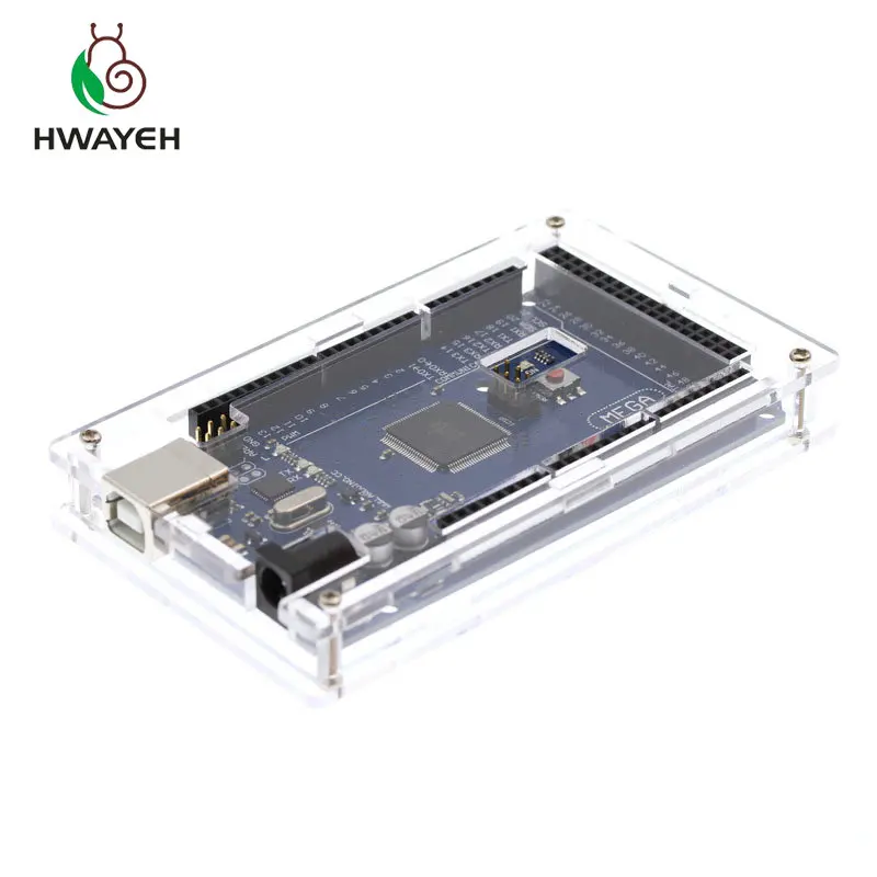 Корпус прозрачный глянцевый акриловый совместимый с arduino Mega 2560 R3 чехол 1 шт. |